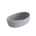 HOMEFISH Nordic Cotton Rope Woven Storage Basket Desktop Cosmetic Key Sundries Organizer Box