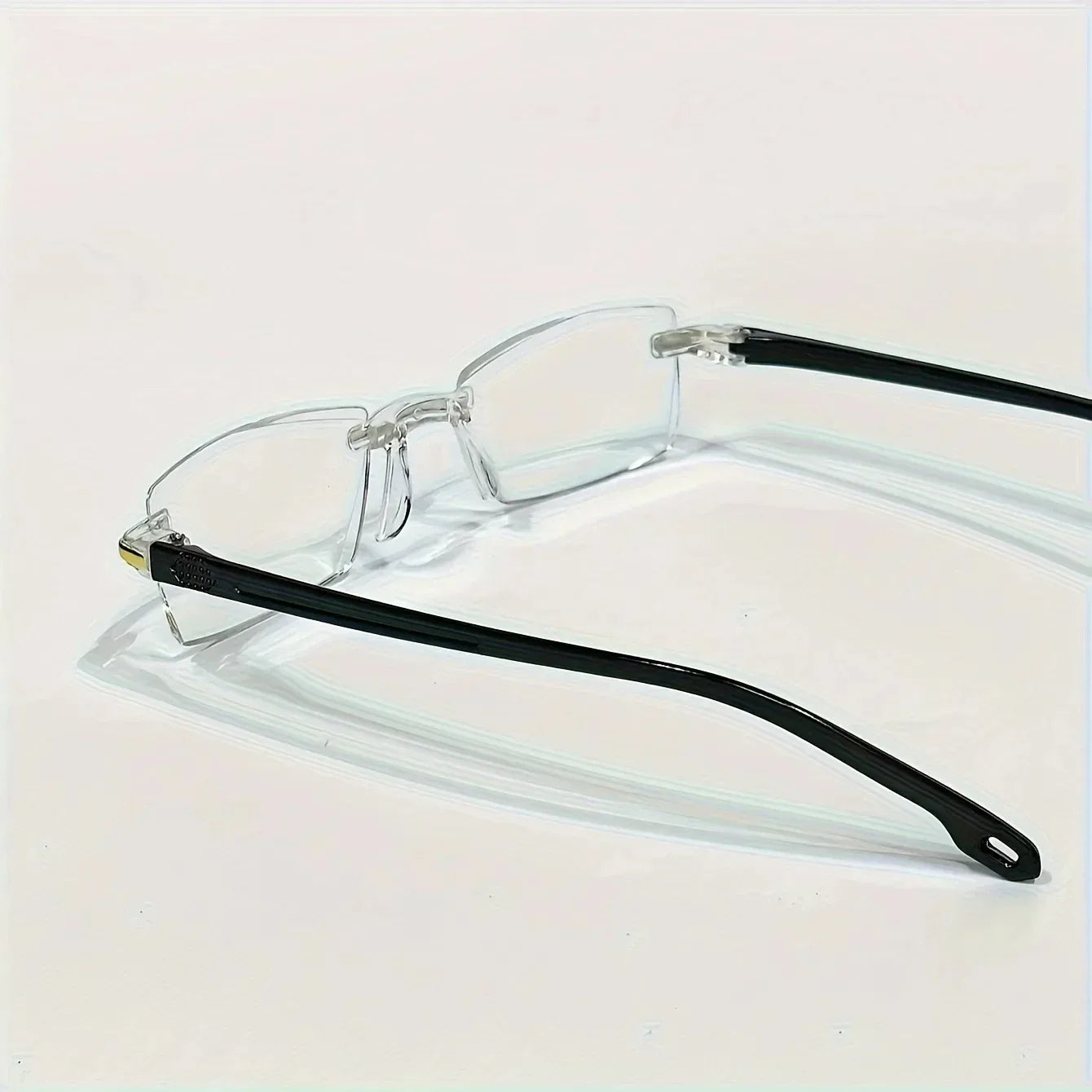 Viewring 2026 Retro Reading Glasses for Men Women Anti-blue Presbyopic Eyewear Frameless Trimming +1.0 To +4.0