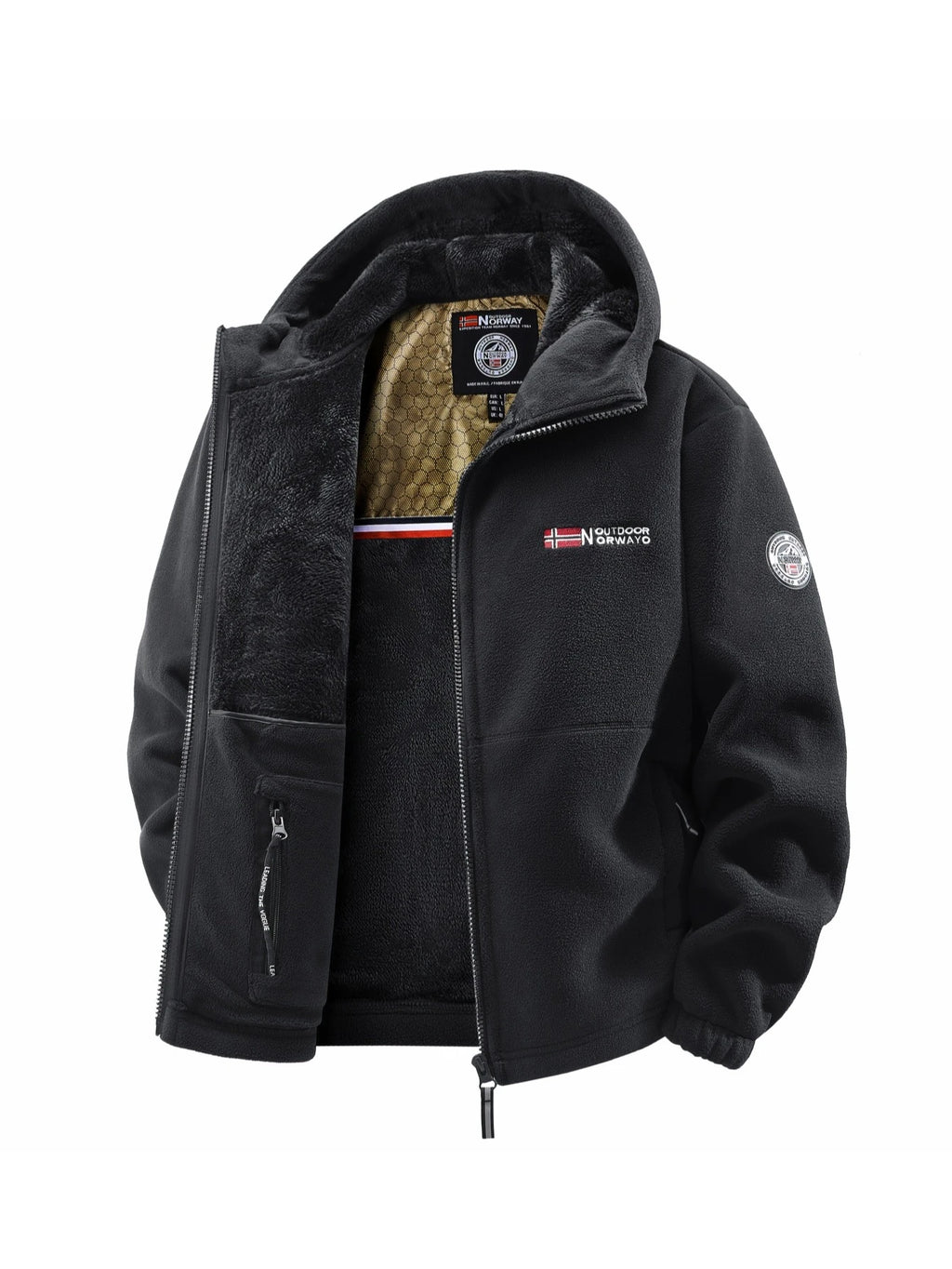 Men's Outdoor Hooded Jacket – Versatile Streetwear Coat