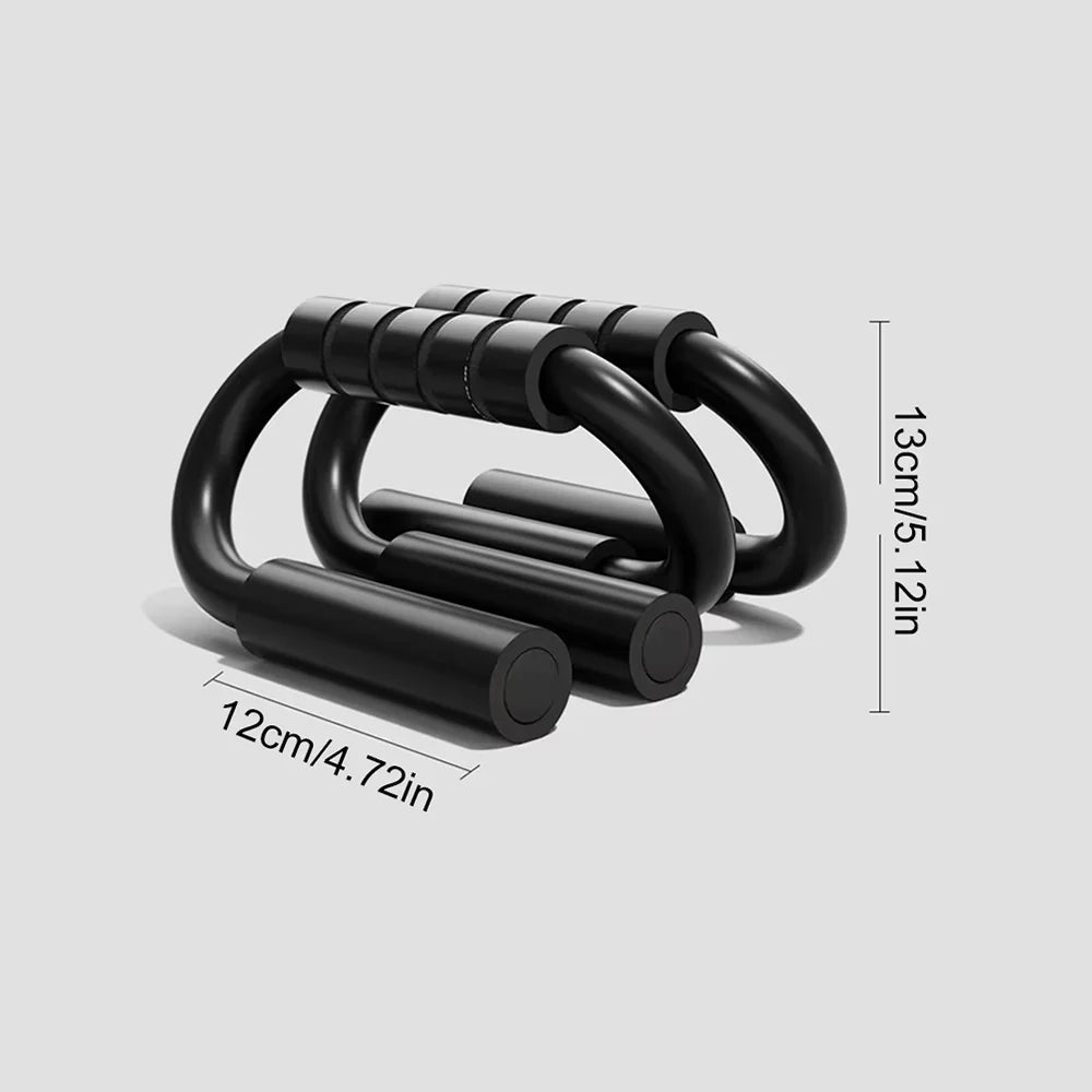 1pair S Shape Floor Chest Workout Equipment Foam Handles Chest Fitness Equipment Anti Slip Home Fitness Chest Training Equipment