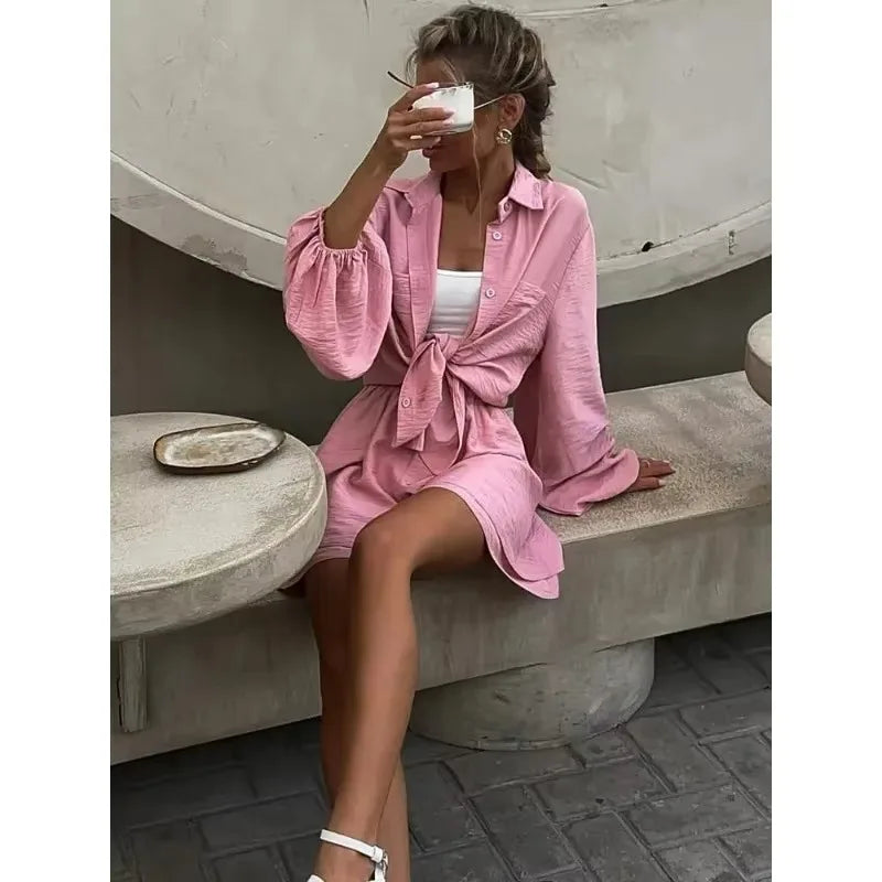 Women's Casual Loose 2-Piece Short Set – Summer Suit