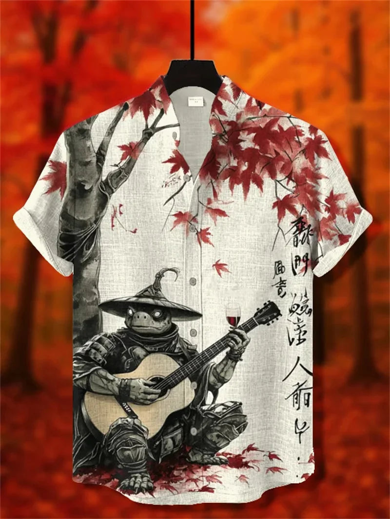 Men's Printed Hawaiian Shirt