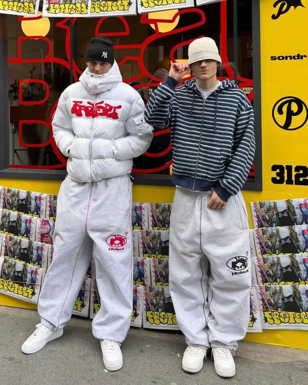 Y2K Cargo Joggers –  Unisex-Wide-Leg Harajuku Street Trousers