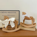 Creative Hand Carved Wooden Horse Series Retro Rocking Horse Desktop Decoration Ornament for Friends Commemorative Gift
