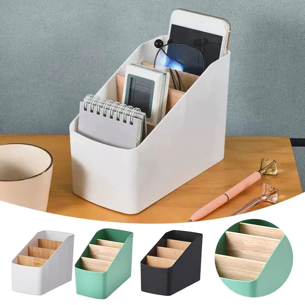New Remote Control Organizer TV Remote Holder For Table Multipurpose Desktop Storage Box Bedroom Living Room Organizer