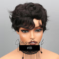 Short Pixie Cut Human Hair Wig – Glueless, 4 Colors