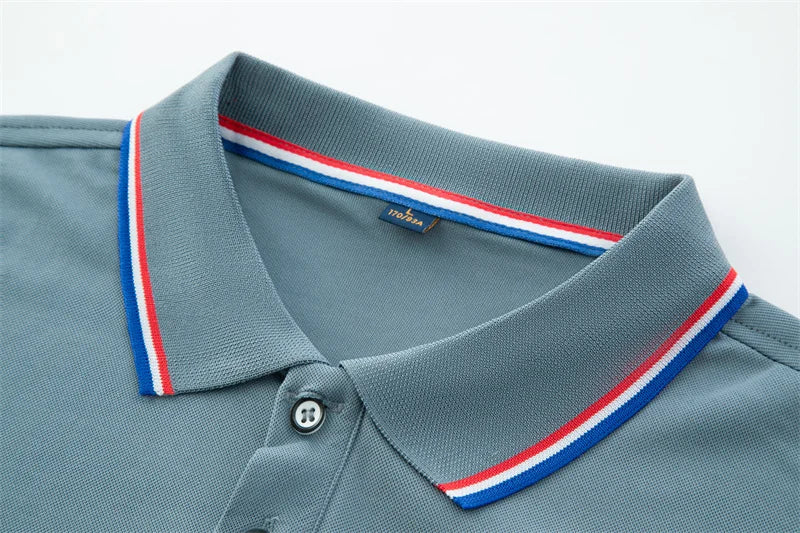 Men's Solid Short-Sleeve Polo Shirt – 9 Colors, S–4XL