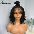 Curly Faux-Loc Lace Front Wig