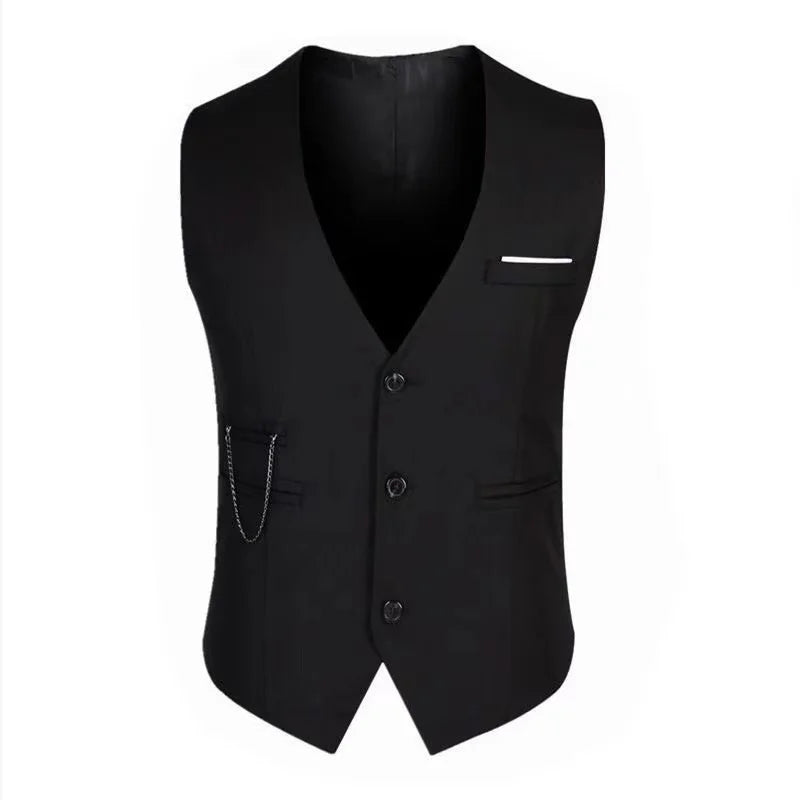 Men's Slim Fit Dress Vest Waistcoat – Sizes up to 7XL