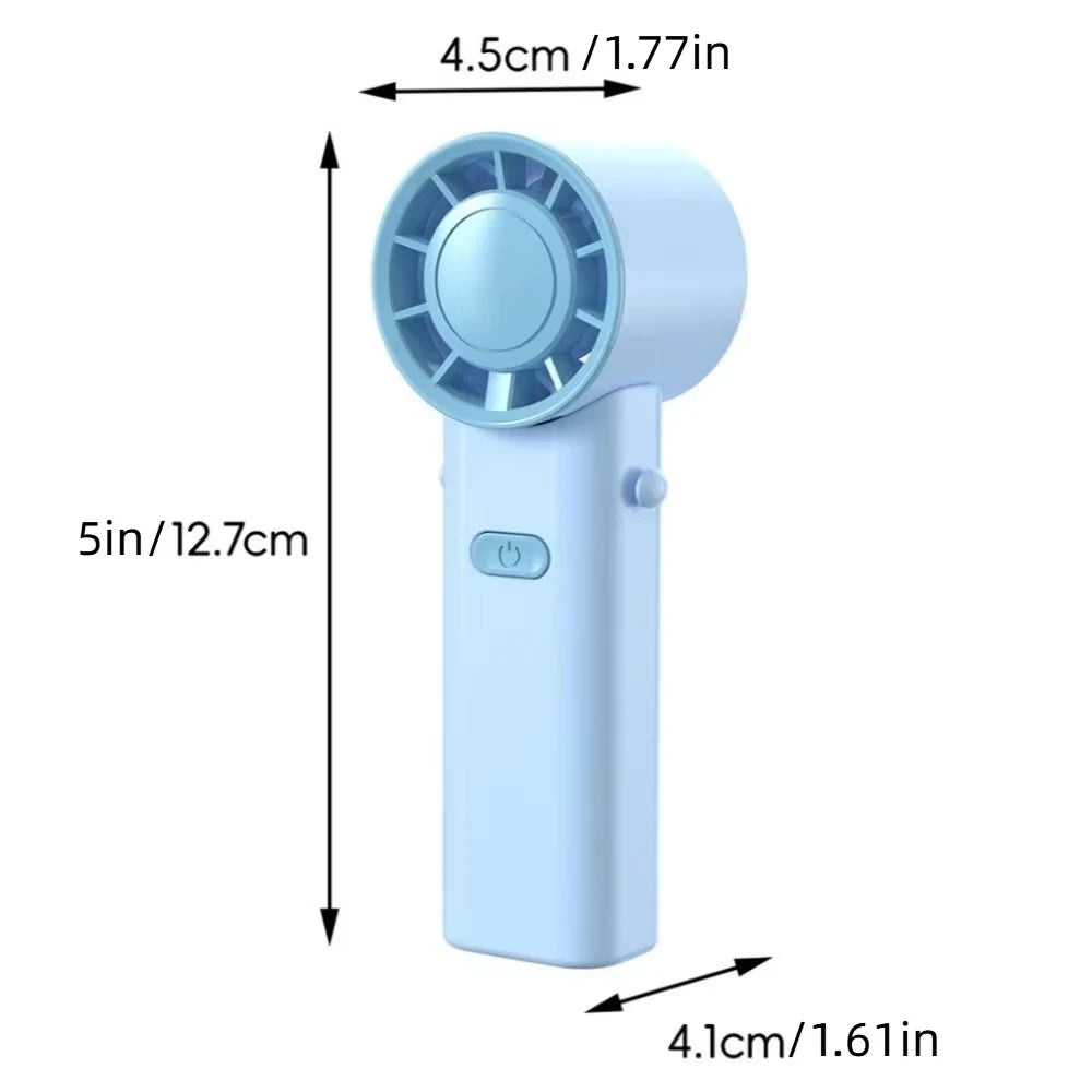 Mini Foldable USB Rechargeable Handheld Fan – 4 Colors