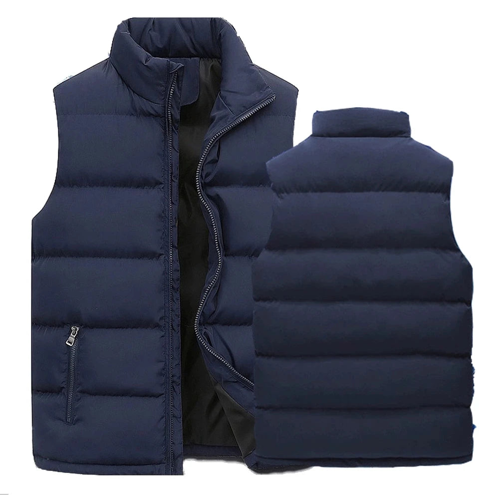 Men's Waterproof Sleeveless Vest Jacket – Winter Gilet