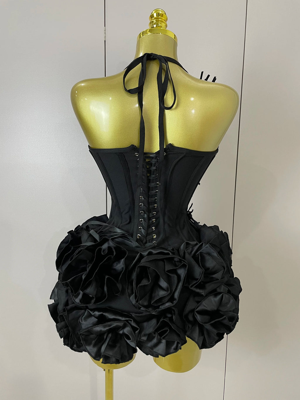Halter Bandage Two-Piece Party Gown Set – Club & Prom