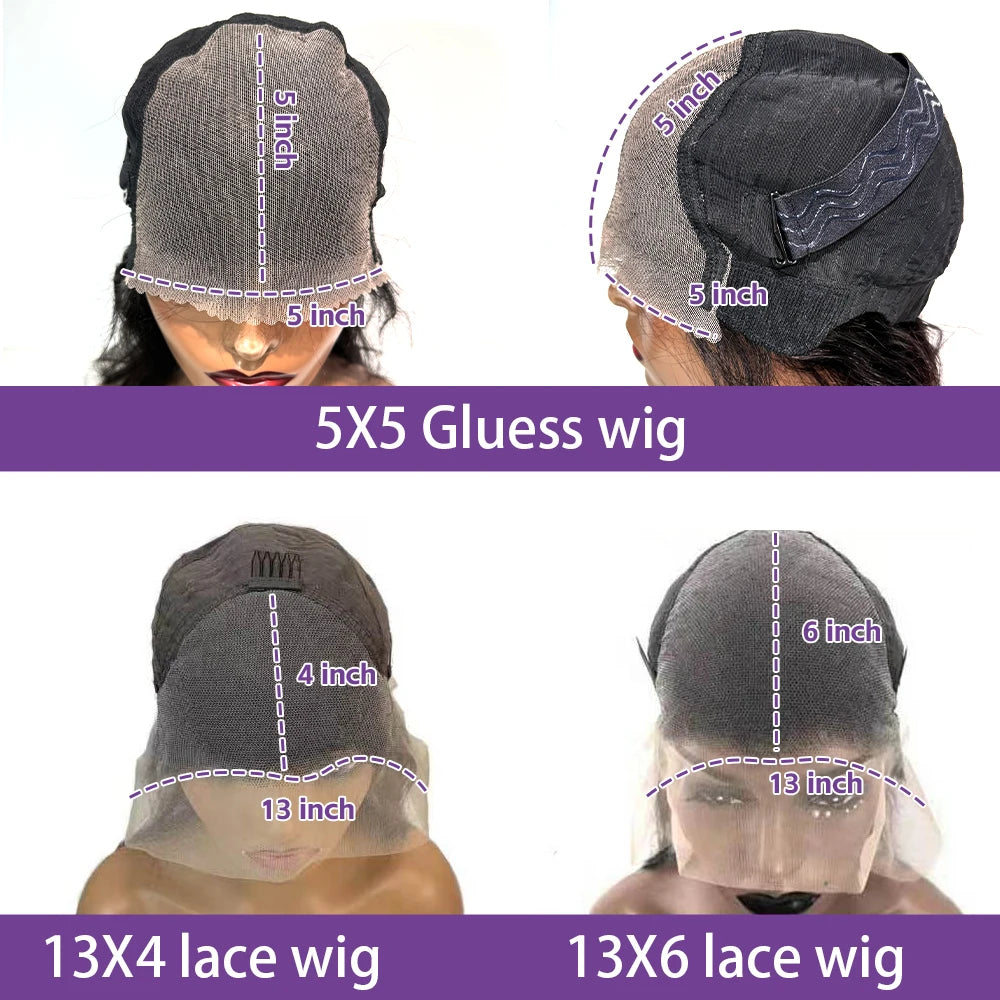 HD Transparent Jerry Curly Lace Front Human Hair Wig