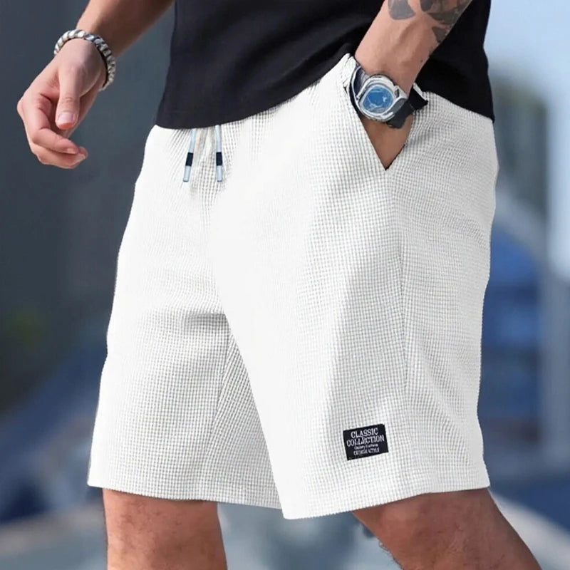 Men's Sport Running Gym Fitness Shorts – Black & Gray