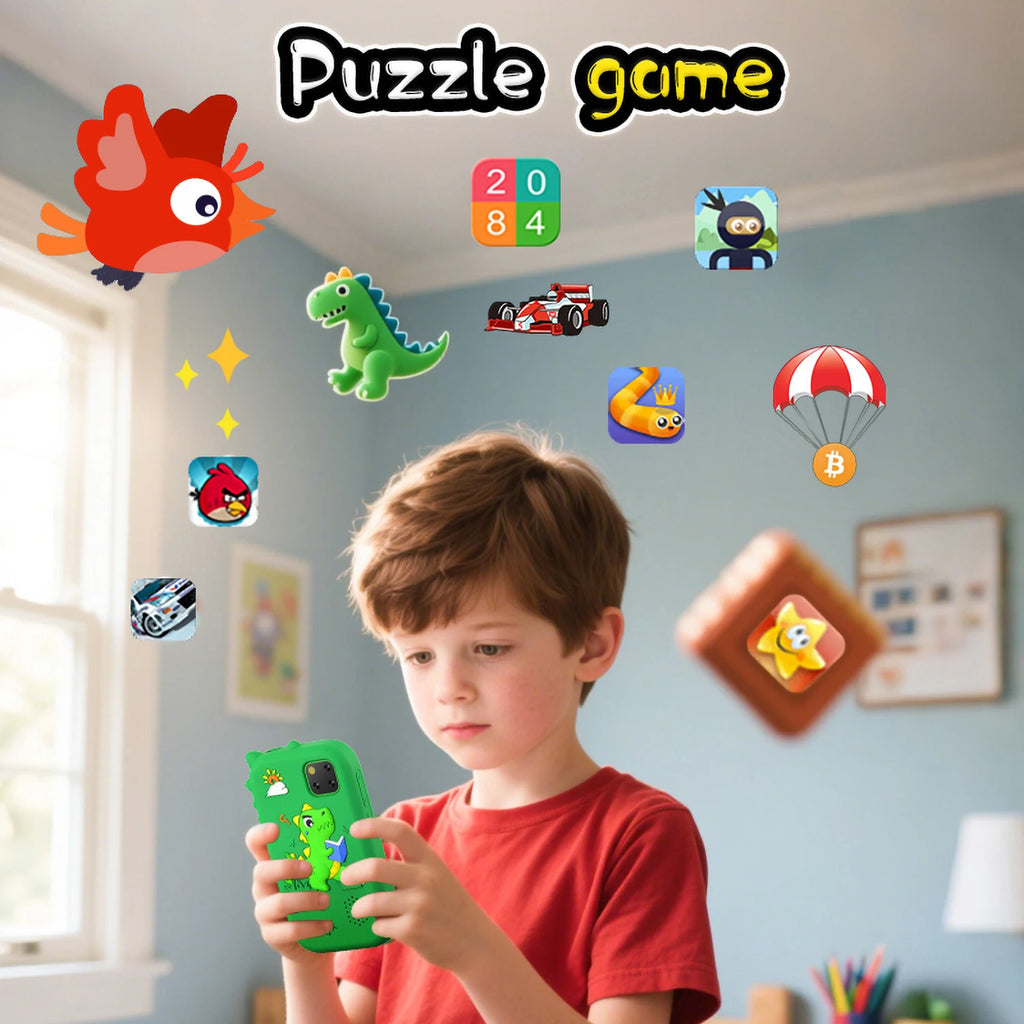 Upgrade Kid Smart Phone Toy 2.8 Inch Touch Video recording Music Player 16 Games Baby Phone for Children Brithday Gifts