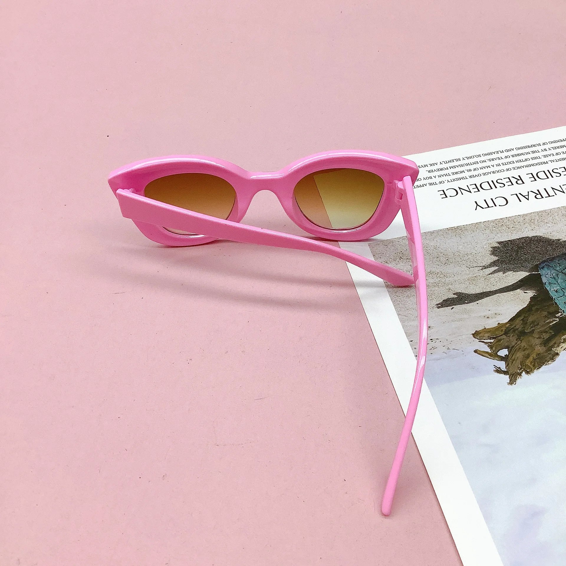 Fashionable New Travel Bag Flower Children's Sunglasses Anti UV Baby Boys And Girls Eye Protection Glasses