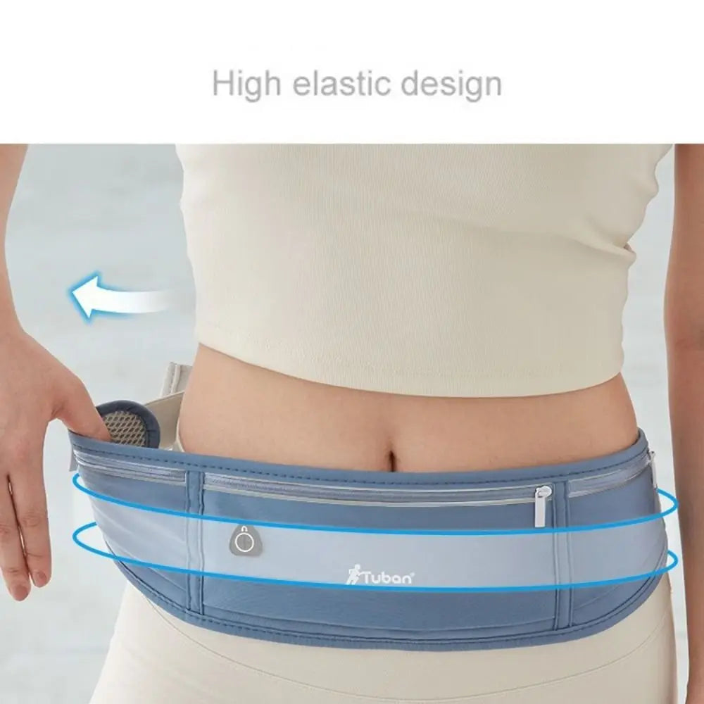 New Casual Hidden Running Waist Bag Waterproof Belt Waist Pack Sports Belt Pouch Gym Bags Lightweight Mobile Phone Bag