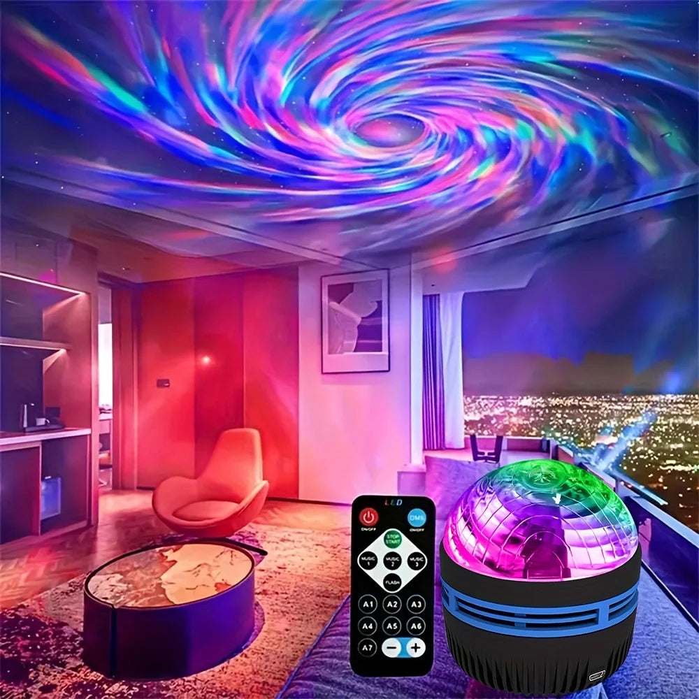 LED Galaxy Projector Night Light – Starry Sky Lamp