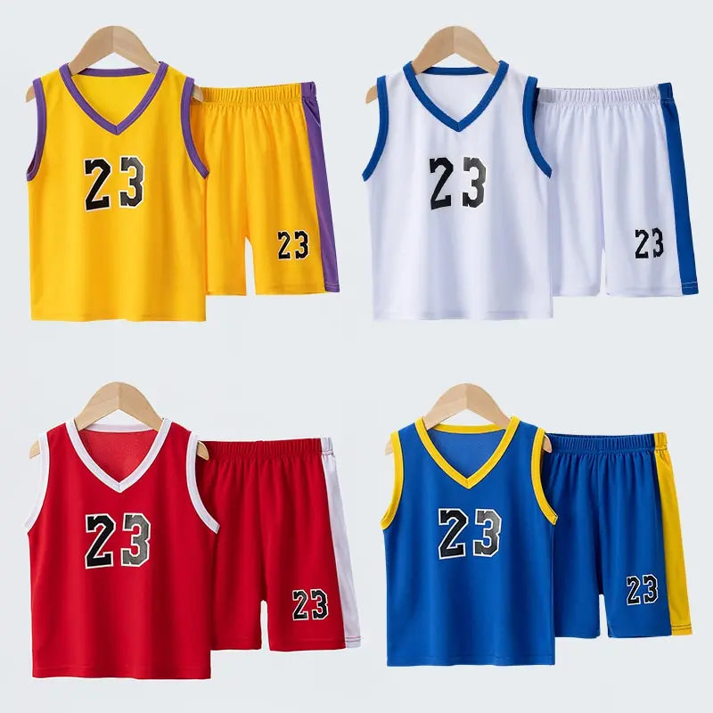 Kids' Quick-Dry Sport Suit – 2 or 4 Piece, Unisex Summer Set