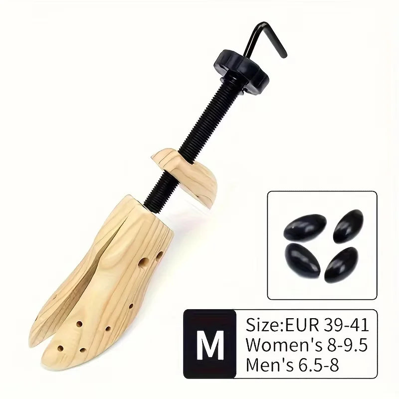 1Pc Shoe Stretcher Women and Men's Shoe Widener  Wooden Expander for Wide Feet, Bunions or Calluses Wooden Shoe Stretcher