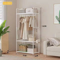 Rolling Garment Racks for Hanging Clothes Standing Clothes Rack Clothes Rack For Hanging Clothes Holds Hats Scarves And Ties