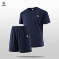 Men Sport Set – Short-Sleeve Top & Shorts, 4 Colors