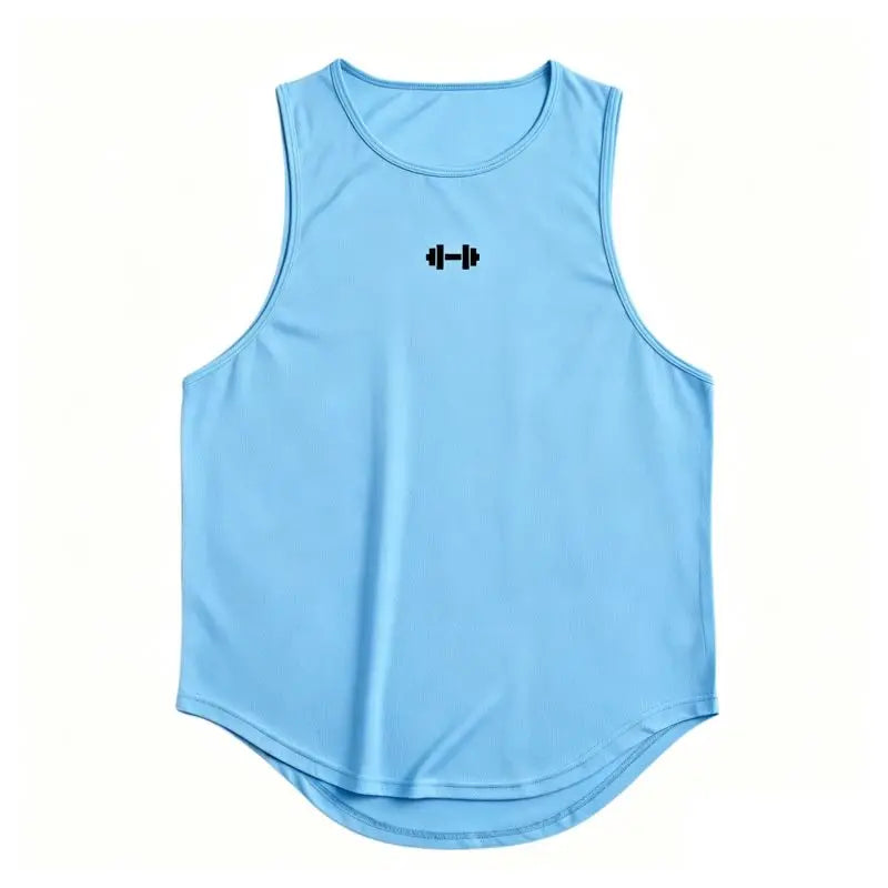 Summer Men's Gym Tank Top Fitness Training Clothing Quick-drying Loose Bodybuilding Sleeveless Shirt Men Fashion Basketball Vest