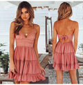 Women's Lace-Trim Strappy Dress