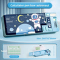 Student Plastic Stationery Box Cute Cartoon Children's Calculator Multifunctional Pencil Case Large Capacity Storage