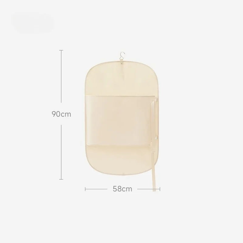 1pc Wardrobe Lazy Compressed Storage Board Dust Cover Storage Artifact Foldable Fabric Down Jacket