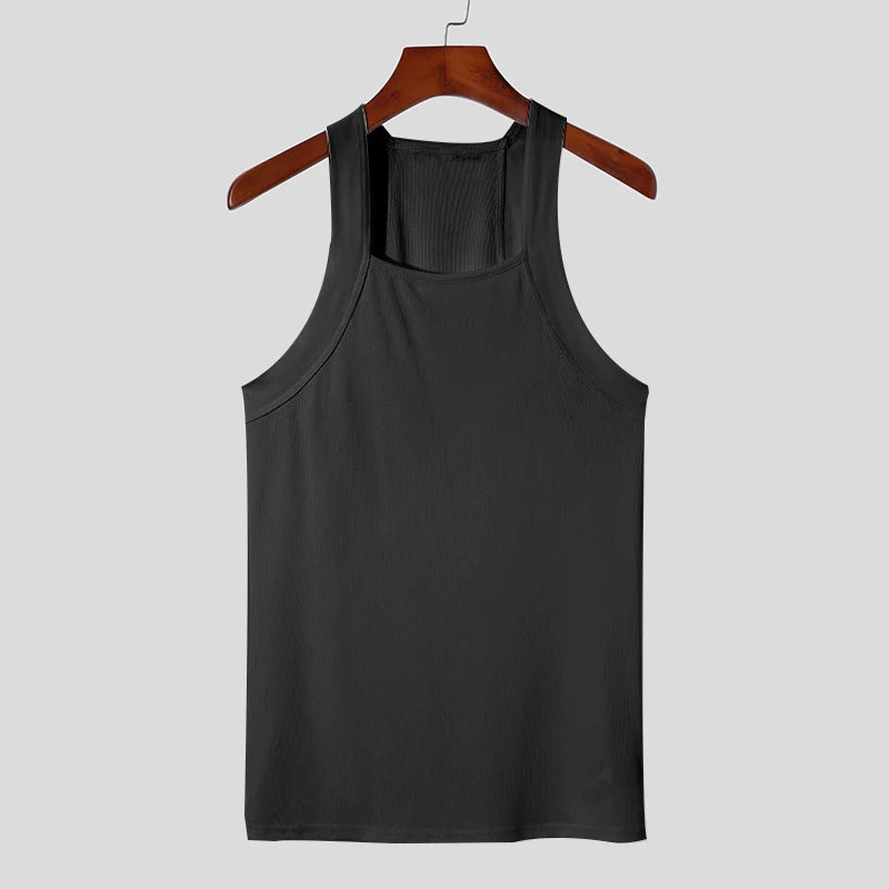 Men's Solid Sleeveless Tank Top – Gym to Street, S–5XL