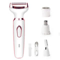 Electric Shaver For Woman Body Hair Removal Epilator Painless Cordless Trimmer Women Face Leg Bikini Razor 4 in 1 Hair Remover