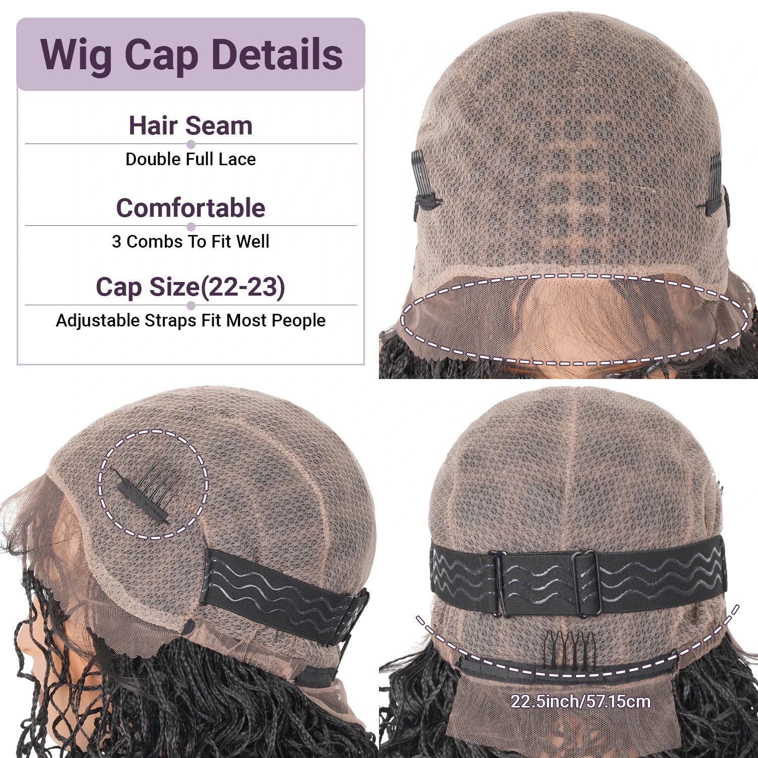 Curly Faux-Loc Lace Front Wig