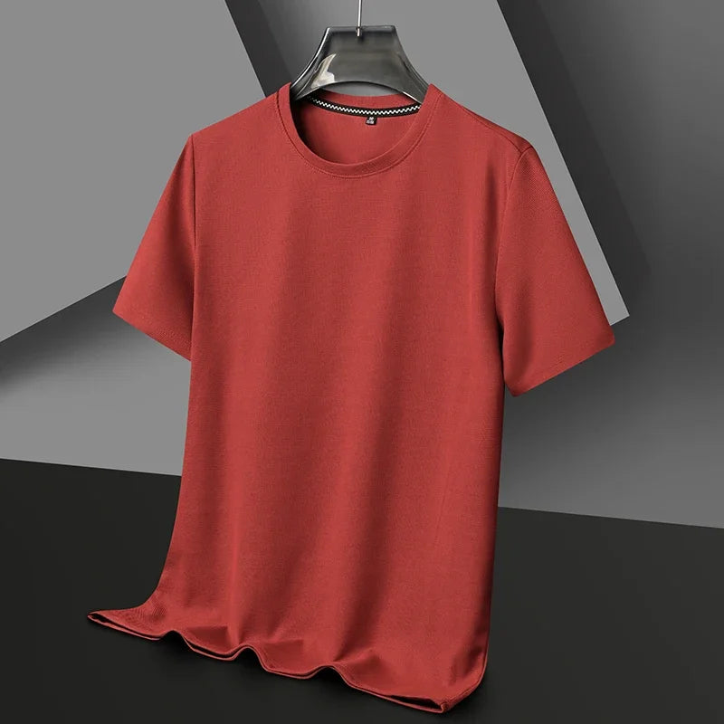 Men's Waffle Knit Short-Sleeve Tee – 7 Colors, S–4XL