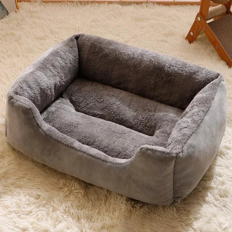 Cosy Cat & Dog Bed – Warm Winter Pet Cushion House