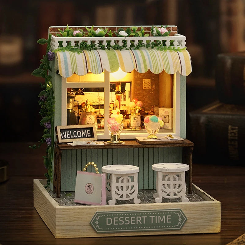 Miniature 3D Wooden Puzzle Dollhouse – 18 Designs