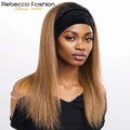 Straight Human Hair Headband Wig