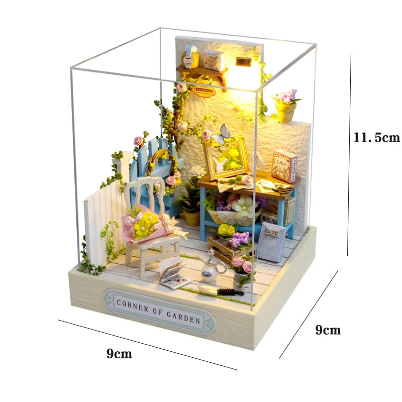 Miniature 3D Wooden Puzzle Dollhouse – 18 Designs