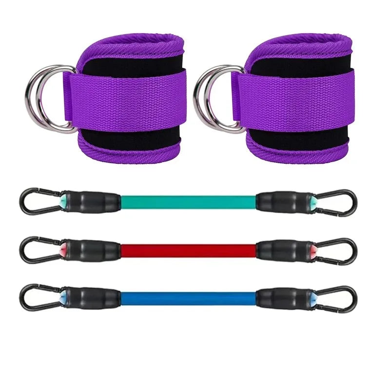 Ankle Strap Resistance Bands – Hip & Glute Workout Set for Men & Women