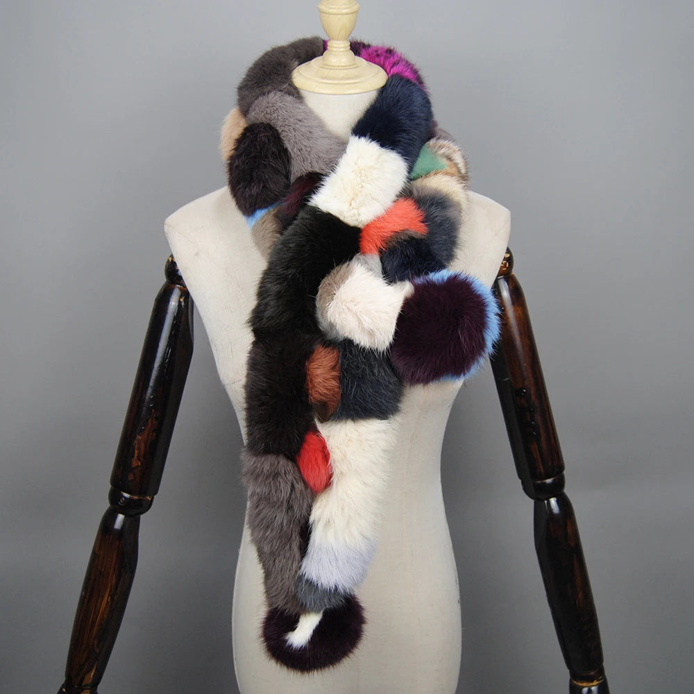 Women's Rabbit Fur Scarf