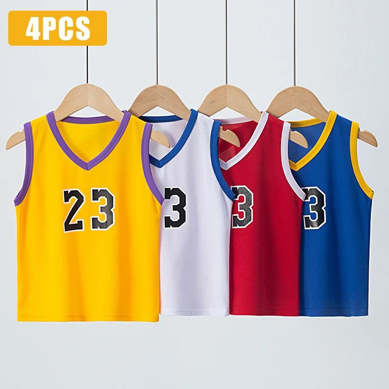 Kids' Quick-Dry Sport Suit – 2 or 4 Piece, Unisex Summer Set