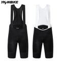 YKYWBIKE Men's Cycling Bib Shorts Belgium Padded Bicycle Shorts MTB Pro Italy MITI Straps Road Bike Bib Pants
