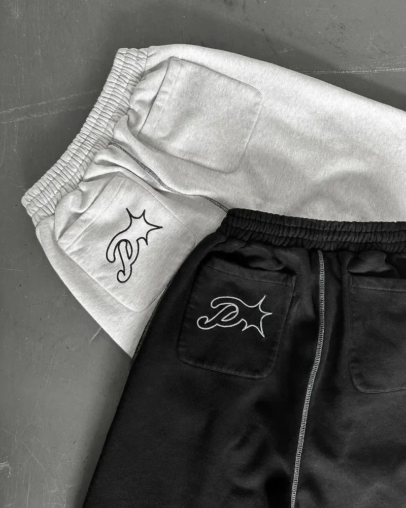 Y2K Cargo Joggers –  Unisex-Wide-Leg Harajuku Street Trousers
