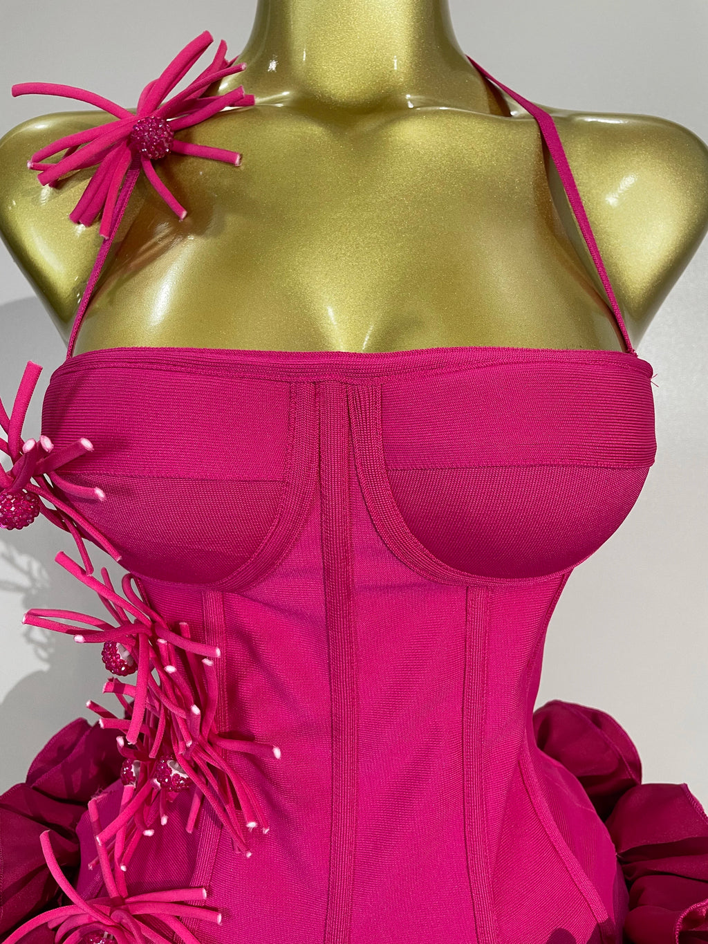 Halter Bandage Two-Piece Party Gown Set – Club & Prom