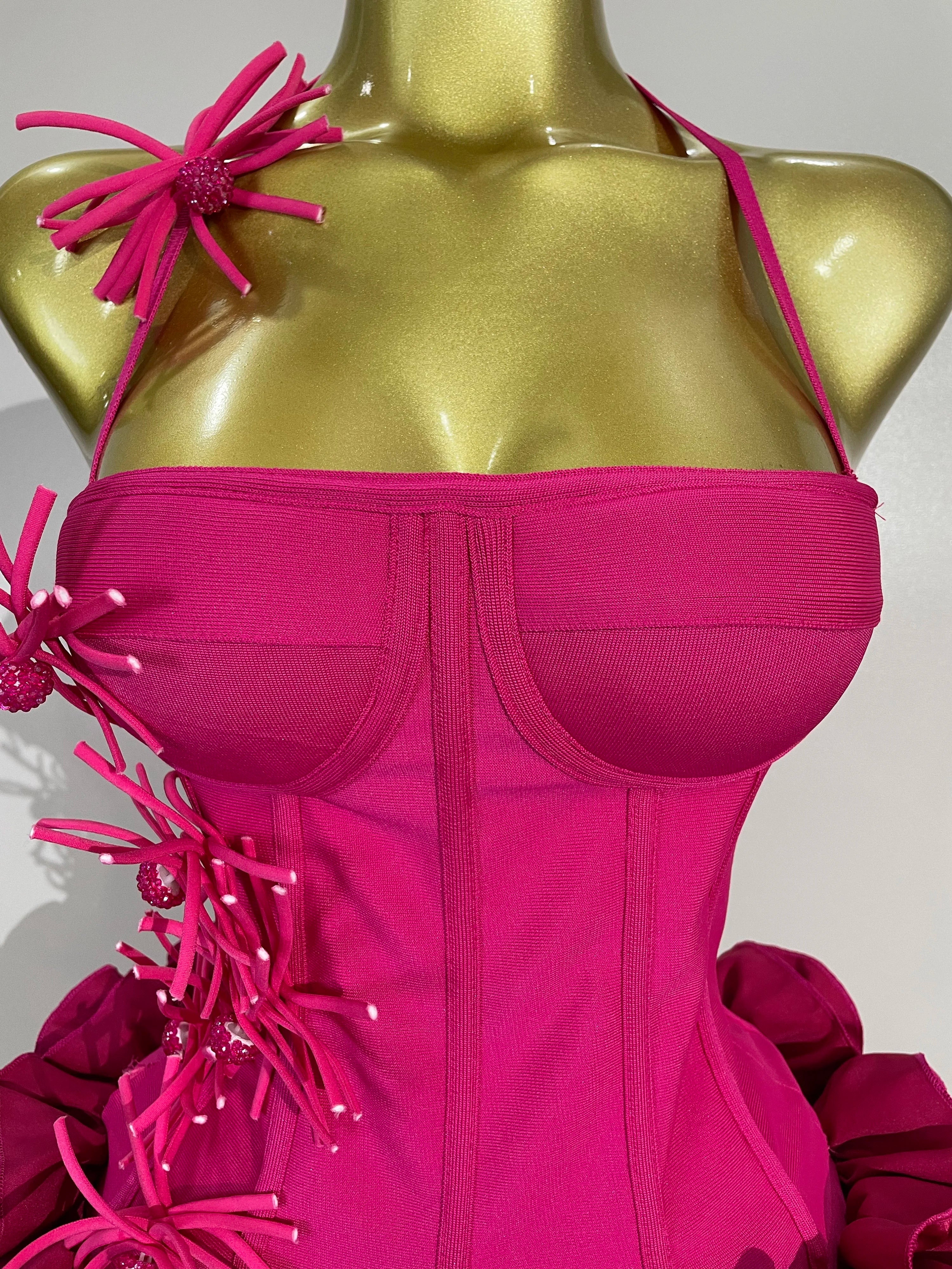 Halter Bandage Two-Piece Party Gown Set – Club & Prom