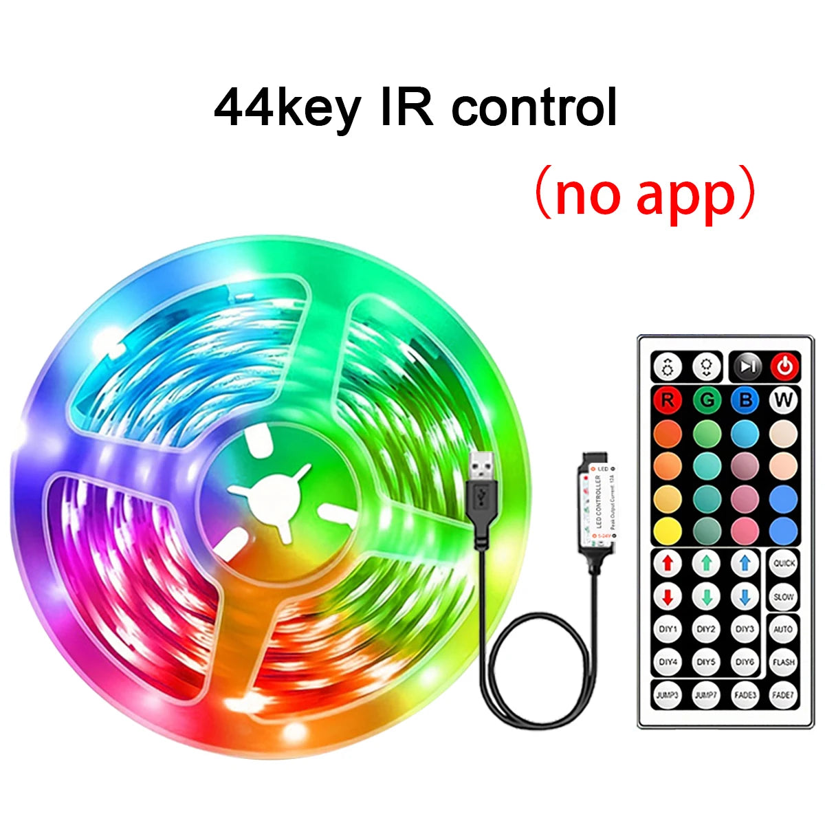 The Mood Strip – RGB LED Strip Lights with App & Remote Control
