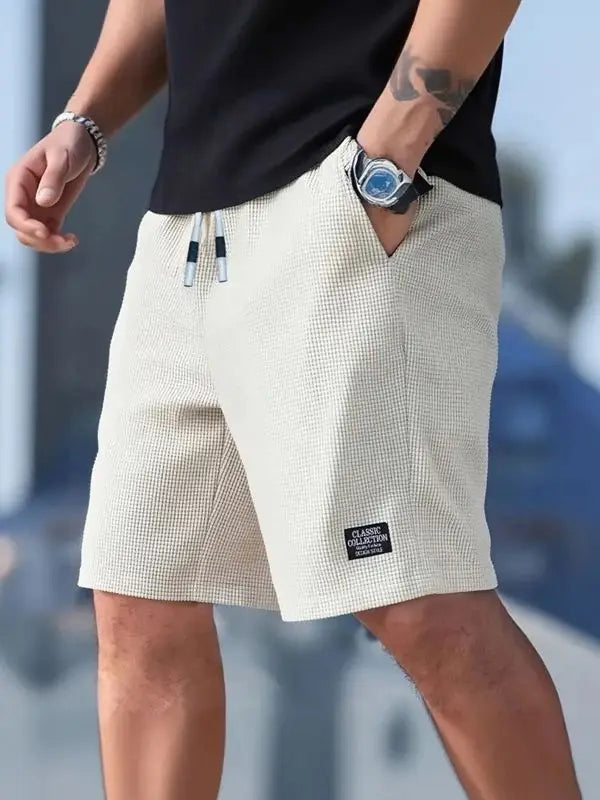 Men's Sport Running Gym Fitness Shorts – Black & Gray