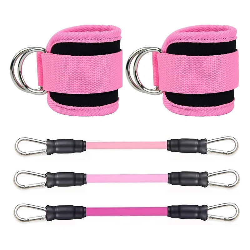 Ankle Strap Resistance Bands – Hip & Glute Workout Set for Men & Women