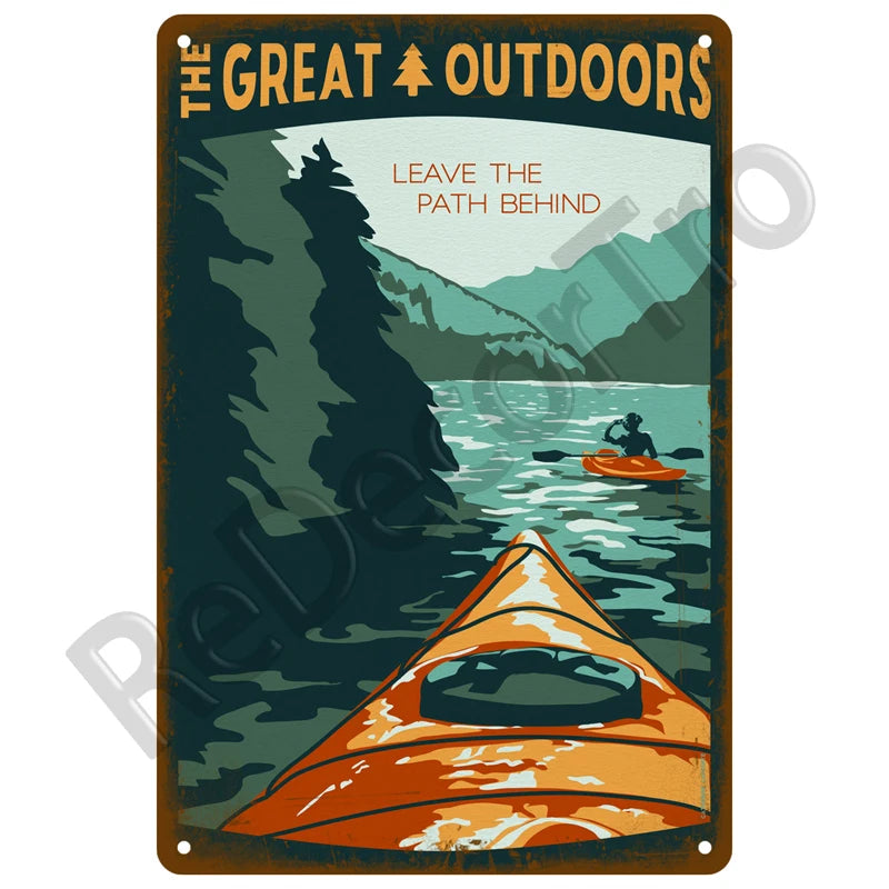 Metal Beach Bar Surf Club Tin Sign – Summer Wall Art