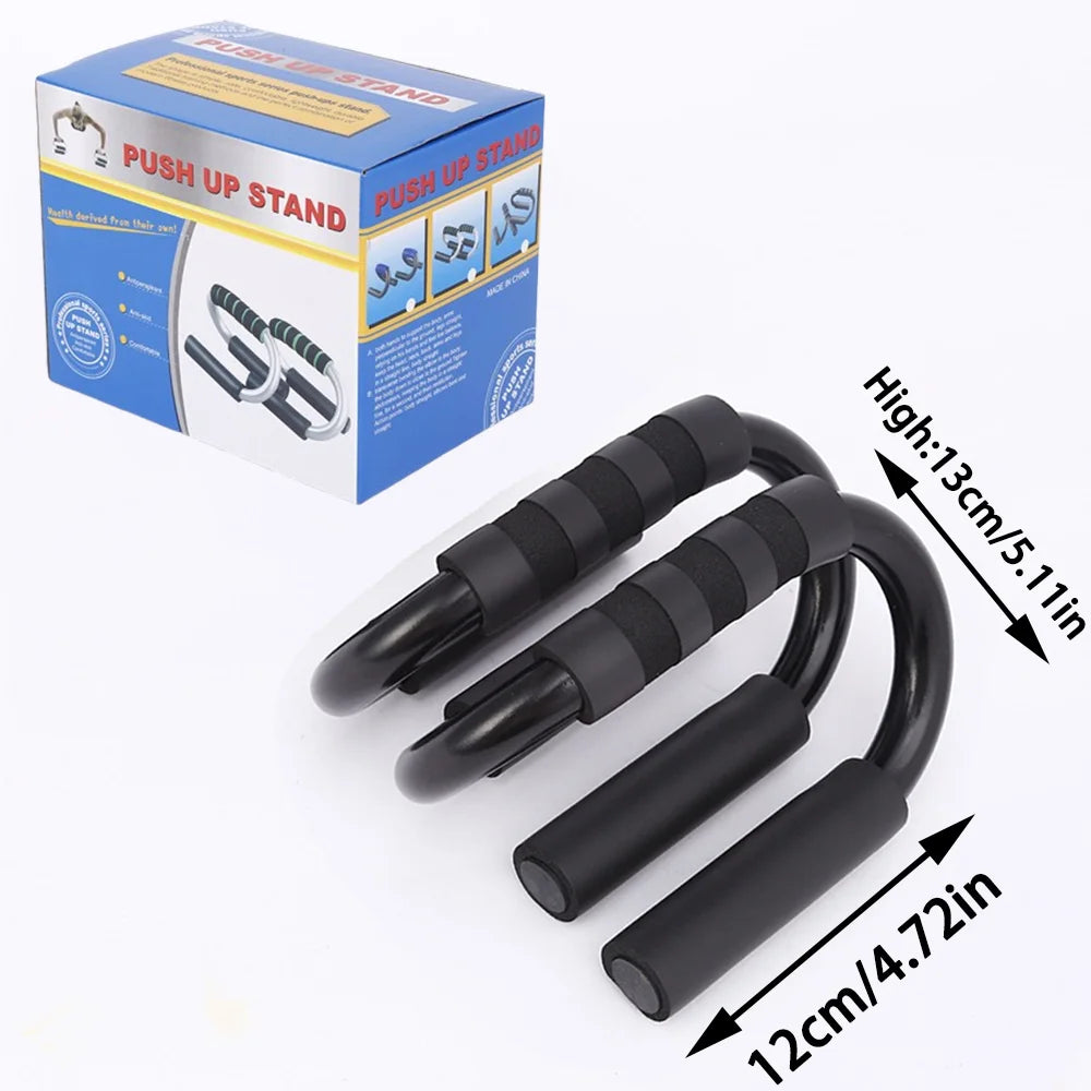1pair S Shape Floor Chest Workout Equipment Foam Handles Chest Fitness Equipment Anti Slip Home Fitness Chest Training Equipment